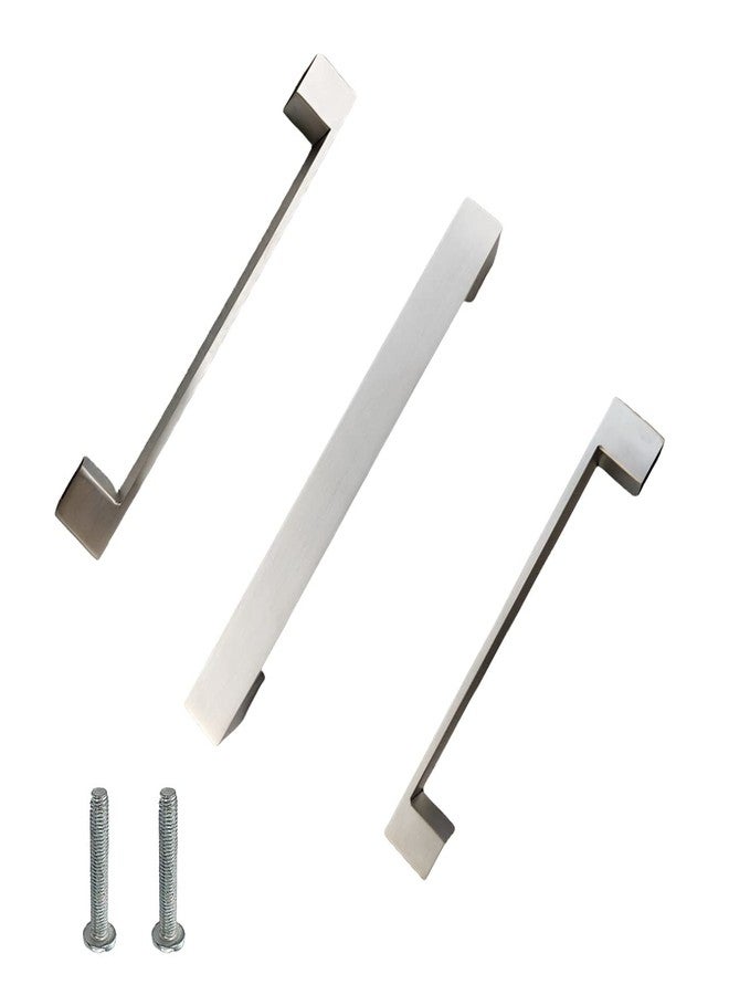 Atom 9.8 inches Steel Pull Handle | Silver Satin Finish | Door Handle | Office Cabinet Wardrobe Furniture Kitchen Drawer Push Bar, Phs05 - Image 2